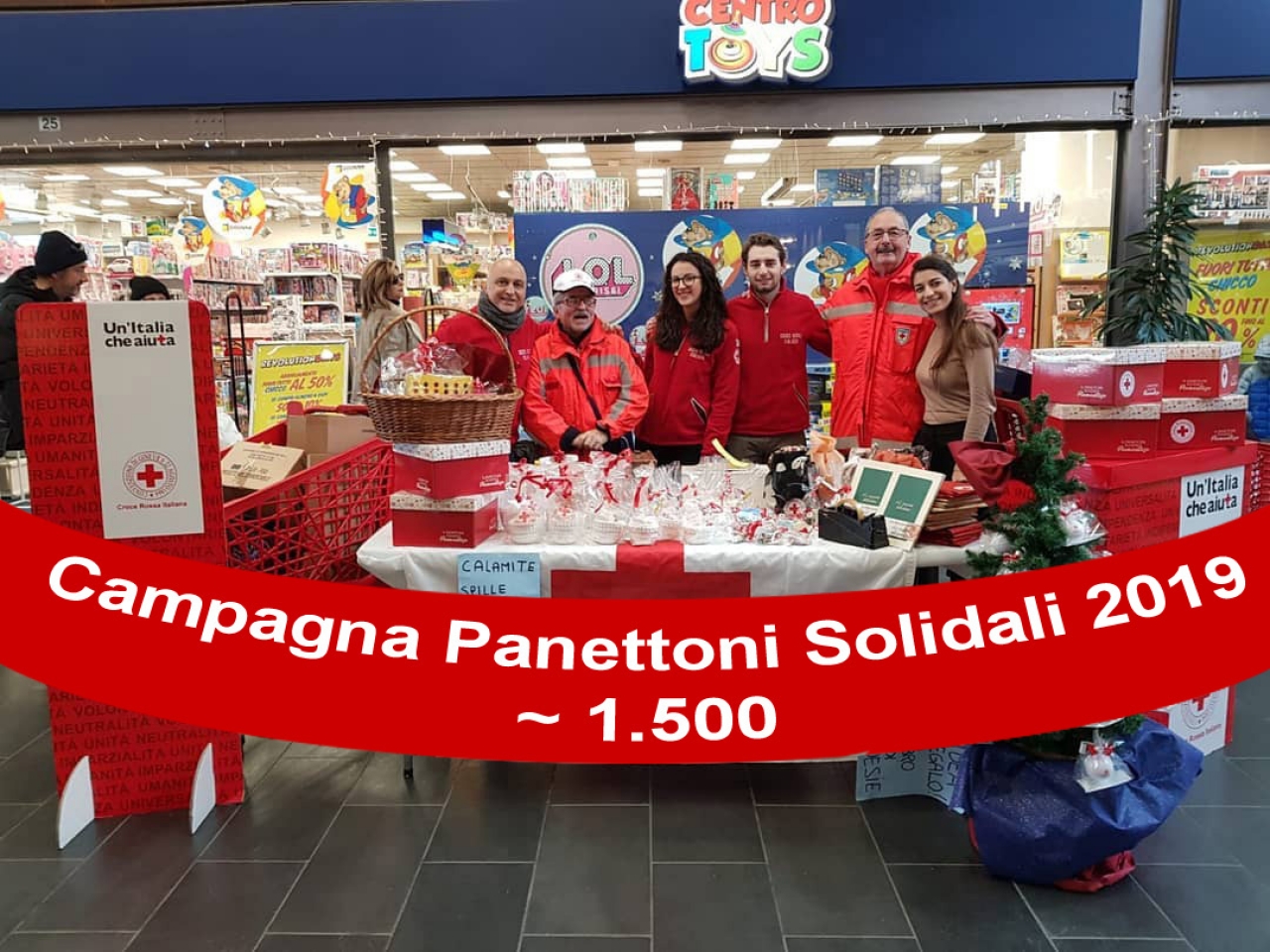 1500 euro per la campagna Panettoni Solidali 2019